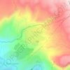 Geghard topographic map, elevation, terrain