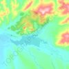 Palana topographic map, elevation, terrain
