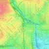 B & O Slope Park topographic map, elevation, terrain