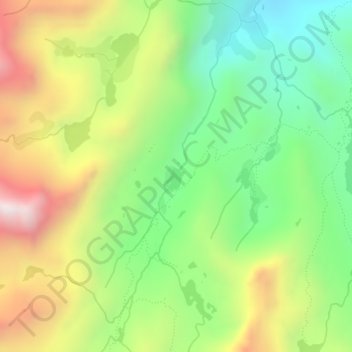 Dingleberry Lake topographic map, elevation, terrain
