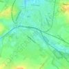 Canal Blaton - Ath topographic map, elevation, terrain