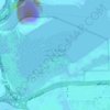 Ras Al Khor Wildlife Sanctuary topographic map, elevation, terrain