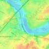 Delaware and Raritan Canal topographic map, elevation, terrain