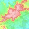 Serra do Bom Bocadinho topographic map, elevation, terrain