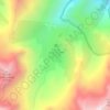 Lac de la Muzelle topographic map, elevation, terrain