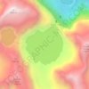 Lake Quill topographic map, elevation, terrain