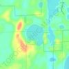Ess Lake topographic map, elevation, terrain