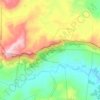 Phongola Bush Nature Reserve topographic map, elevation, terrain