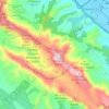 Serra de Corbera topographic map, elevation, terrain