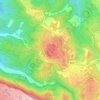 Atsmon-Segev topographic map, elevation, terrain