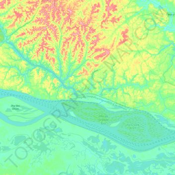 Rio Preto da Eva topographic map, elevation, terrain