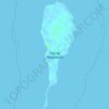 Isla de Pescadores topographic map, elevation, terrain