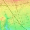 Perth Avenue Parkette topographic map, elevation, terrain