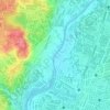 Marikina River topographic map, elevation, terrain