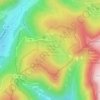Réserve naturelle de la Tourbière de Machais topographic map, elevation, terrain