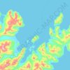 Unalaska topographic map, elevation, terrain