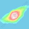 Ambae topographic map, elevation, terrain