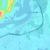 Corowa Park topographic map, elevation, terrain