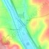 Hunts Creek topographic map, elevation, terrain