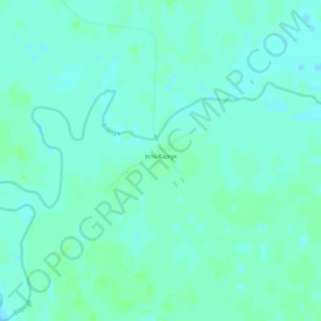 Усть-Барсук topographic map, elevation, terrain