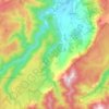 Waitui Stream topographic map, elevation, terrain