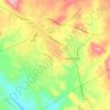 Angels topographic map, elevation, terrain