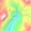 Thorung Phedi topographic map, elevation, terrain