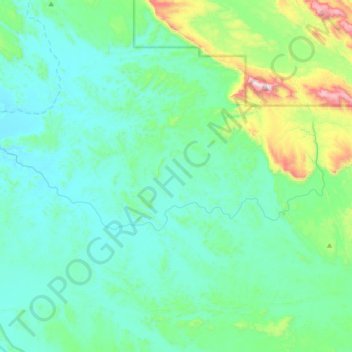 Richenda River topographic map, elevation, terrain