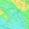 Pontcanna Fields topographic map, elevation, terrain