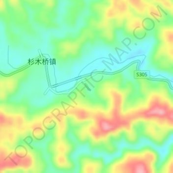 马史峪水库 topographic map, elevation, terrain