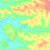 Del Tigre topographic map, elevation, terrain