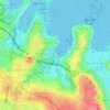 Rushcutters Bay Park topographic map, elevation, terrain