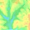 Tired Creek Lake topographic map, elevation, terrain