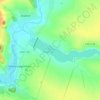 Жуковское водохранилище topographic map, elevation, terrain