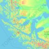 Estrecho de Magallanes topographic map, elevation, terrain