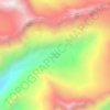 Thompson Glacier topographic map, elevation, terrain