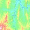 Río Pilaya topographic map, elevation, terrain