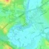 Painshill topographic map, elevation, terrain