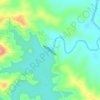 Wyaralong Dam topographic map, elevation, terrain