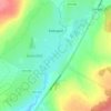 Баяндай topographic map, elevation, terrain