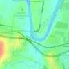 Moggill Ferry Reserve topographic map, elevation, terrain