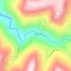 Rio Cadeia topographic map, elevation, terrain