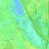 Zennevallei met het Kasteeldomein van Relegem topographic map, elevation, terrain