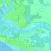 Gulf Park Estates topographic map, elevation, terrain