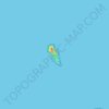 Giraglia topographic map, elevation, terrain