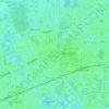 Bobby's beach topographic map, elevation, terrain