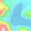 Akekule Lake topographic map, elevation, terrain