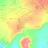 Area Institucional topographic map, elevation, terrain