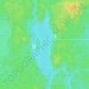 Louise Lake topographic map, elevation, terrain