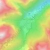 Lac de Bious-Artigues topographic map, elevation, terrain